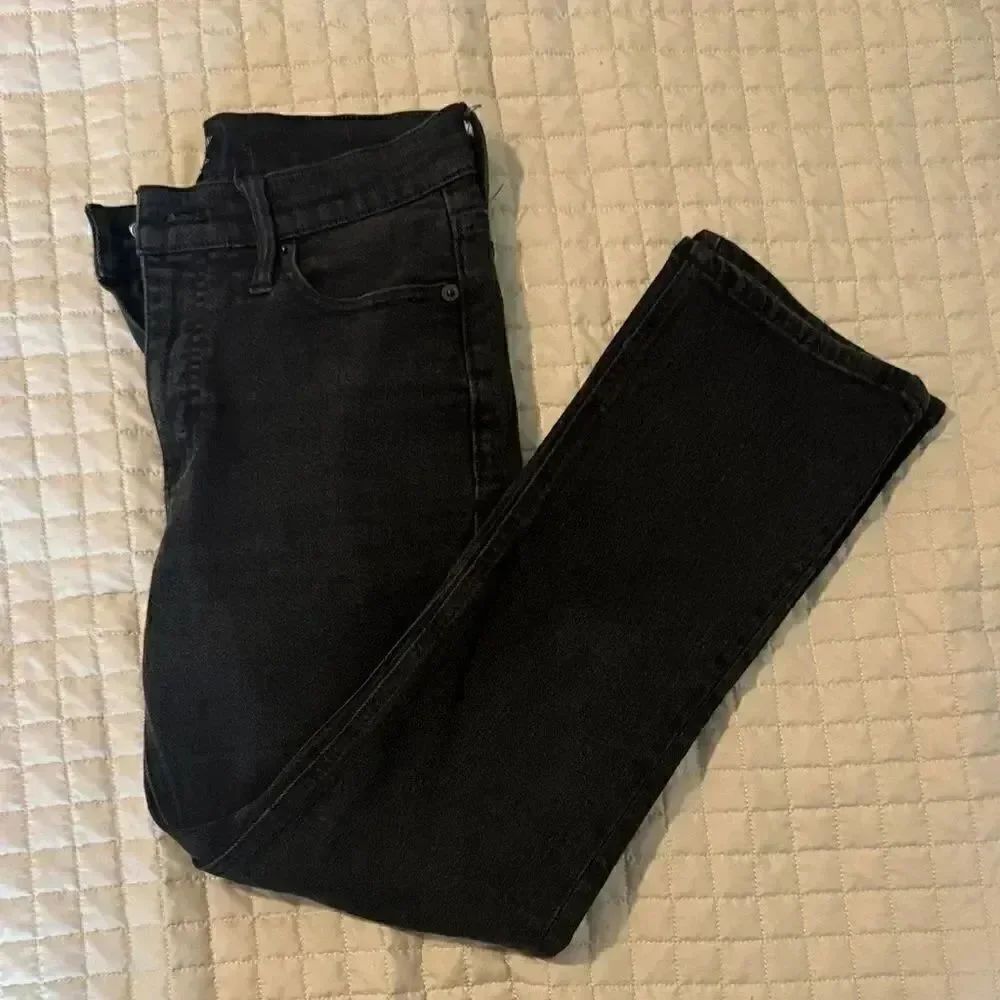 Set of 2 - J. Crew Women's Black Mid Rise Flare Crop - 26